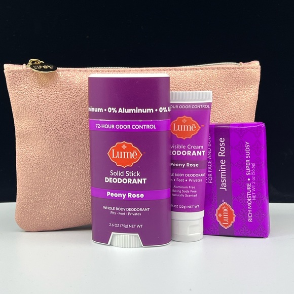 Peony/Jasmine Rose Solid & Cream Deodorant & Bar Soap Gift Set Discontinued - Picture 4 of 5